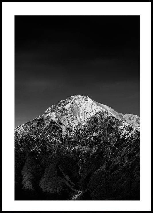 Majestic Snow-Capped Mountain Plakat