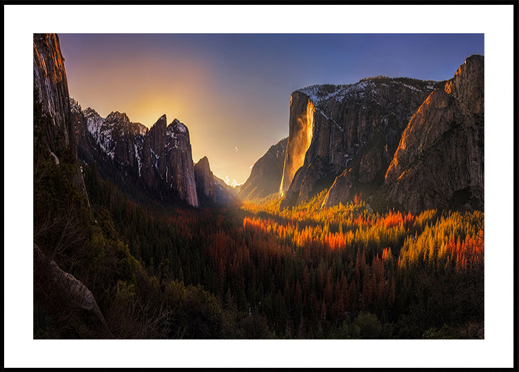 Yosemite Firefall Plakat