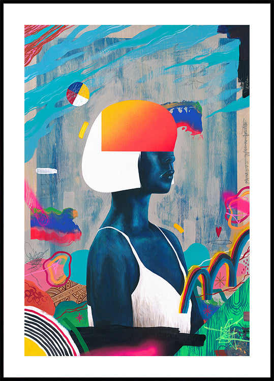 Blue Girl Plakat