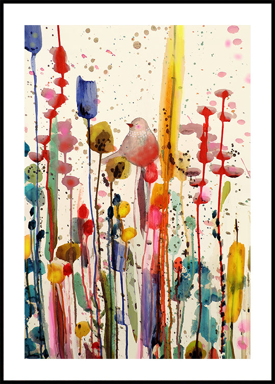 Bird in Bliss Plakat