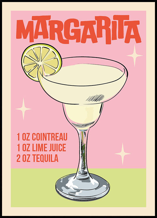 Margarita Cocktail Plakat
