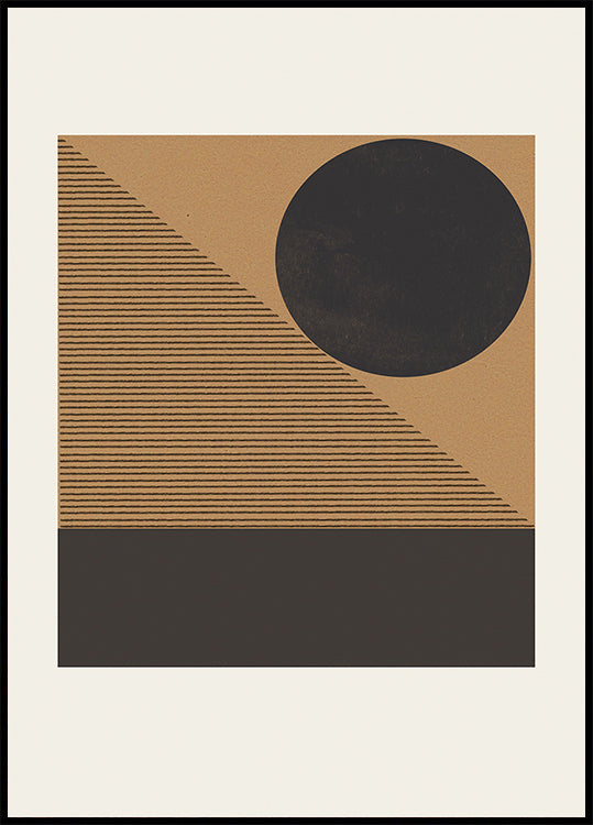 Geometric Eclipse Plakat