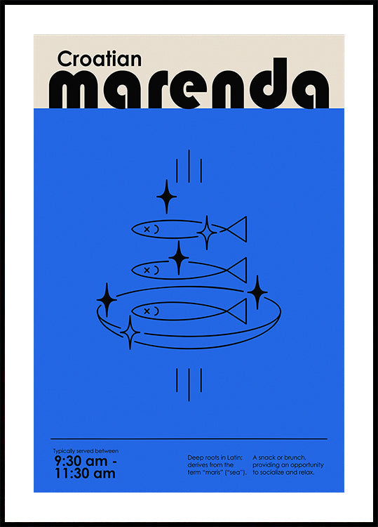 Croatian Marenda Plakat