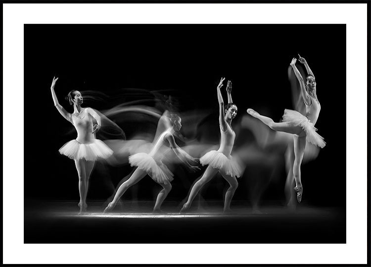 Balerina Art Wave Plakat