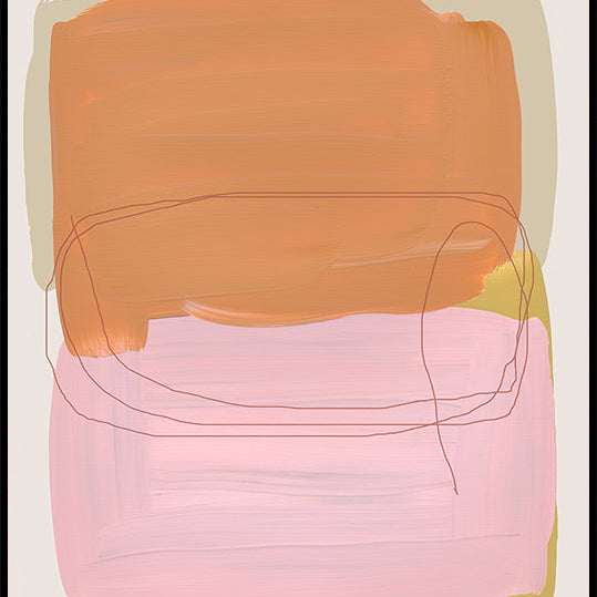 Abstract Brush Strokes 121 Plakat