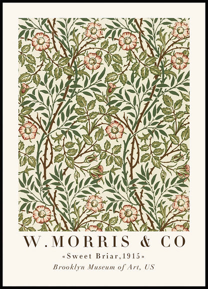 W. Morris & Co - Sweet Briar Plakat