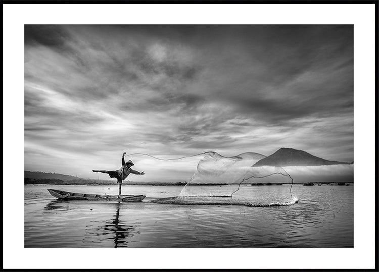 man behind the nets Plakat