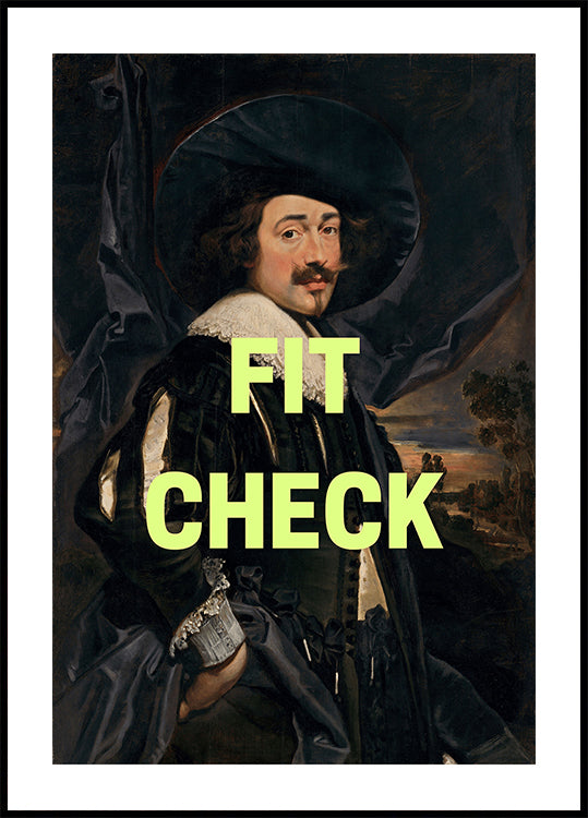 Stylish Mustache Noble Plakat