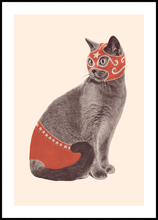 Chat Catcheur Plakat