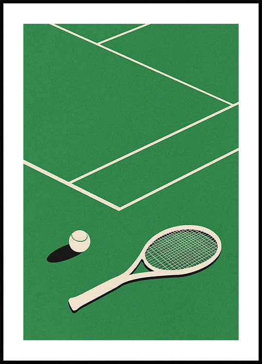 Rosi Feist Lawn Tennis Club Plakat