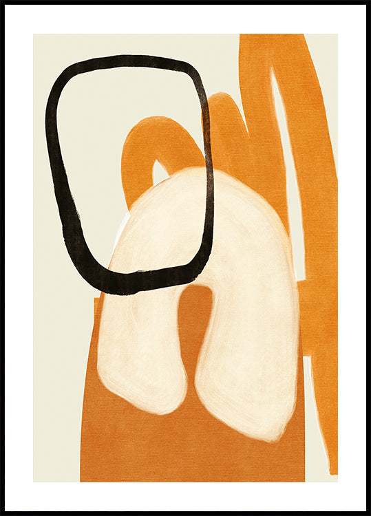 Painted Lines Desatur2 Kopie Plakat