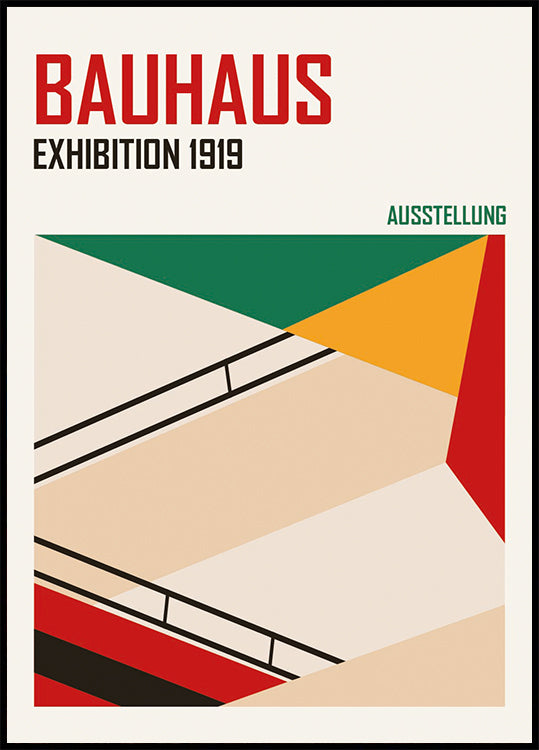 Bauhaus Staircase Plakat
