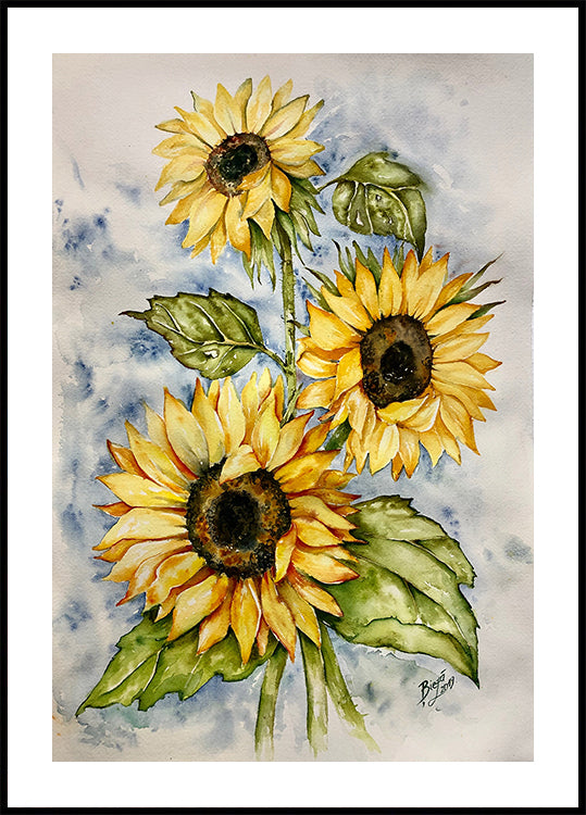 Sunflowers Plakat