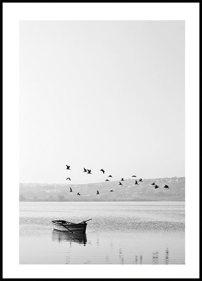 Birds Over Lake Plakat