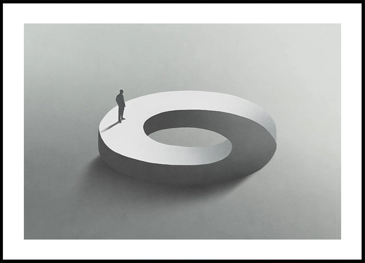 Endless Path, Surreal Loop Structure Plakat