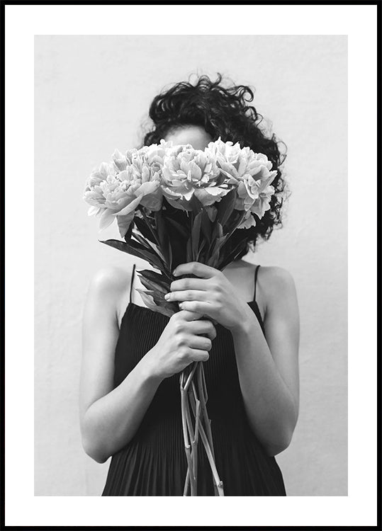 Bouquet BW Plakat