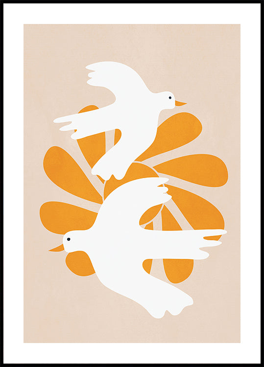 Abstract Flight Plakat