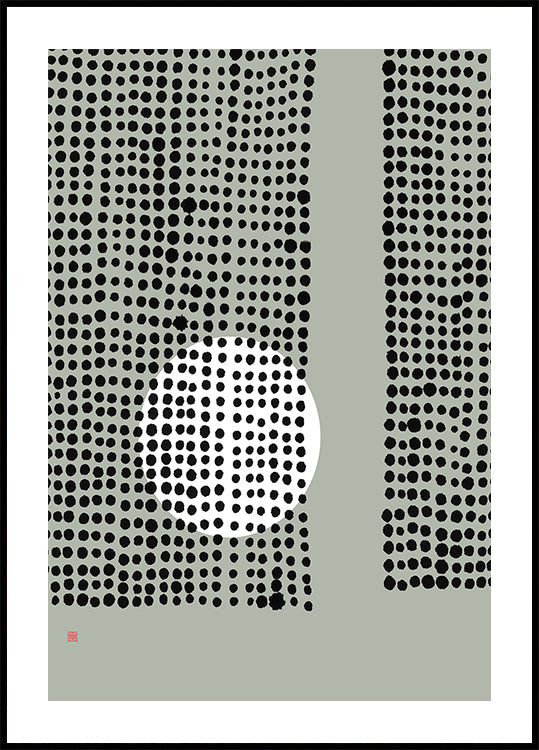 Hidden Moon N°4 | Behind the Curtains Plakat