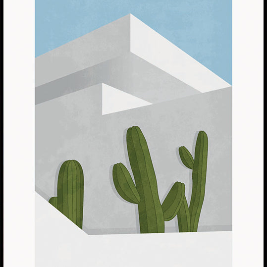 Cactus Shadows, Modern Desert Architecture Plakat