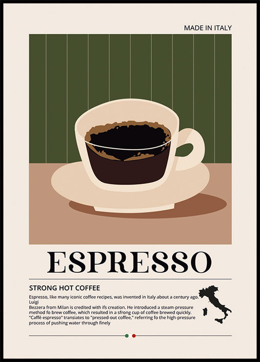 Espresso Strong Coffee Plakat