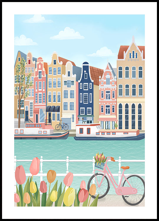Amsterdam City Plakat