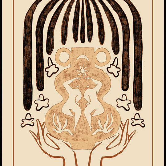 Vessel Collection : Sun &amp; Moon (LineArt) Plakat