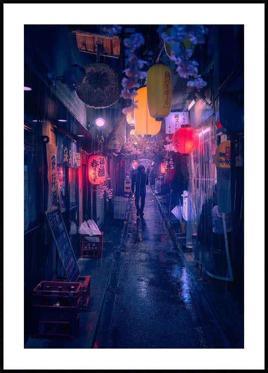 Tokyo Blue Rain Plakat