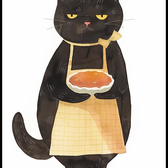 Black Cat Baker Plakat