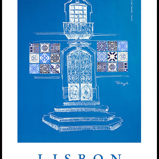 Lisbon Windows, Doorway &amp; Patterns Plakat