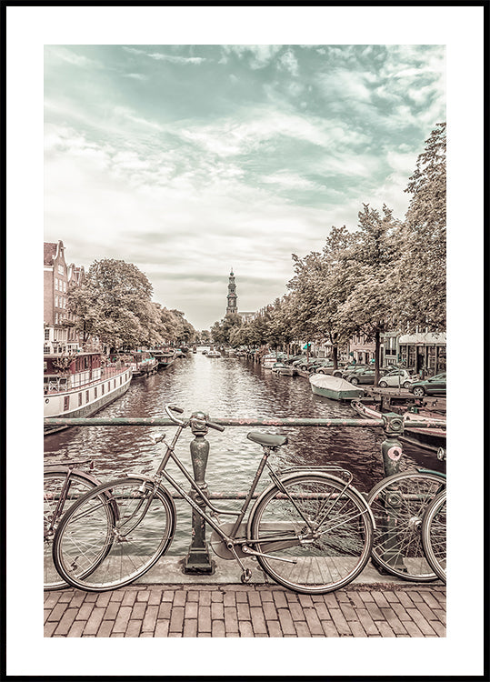 Typical Amsterdam | urban vintage style Plakat