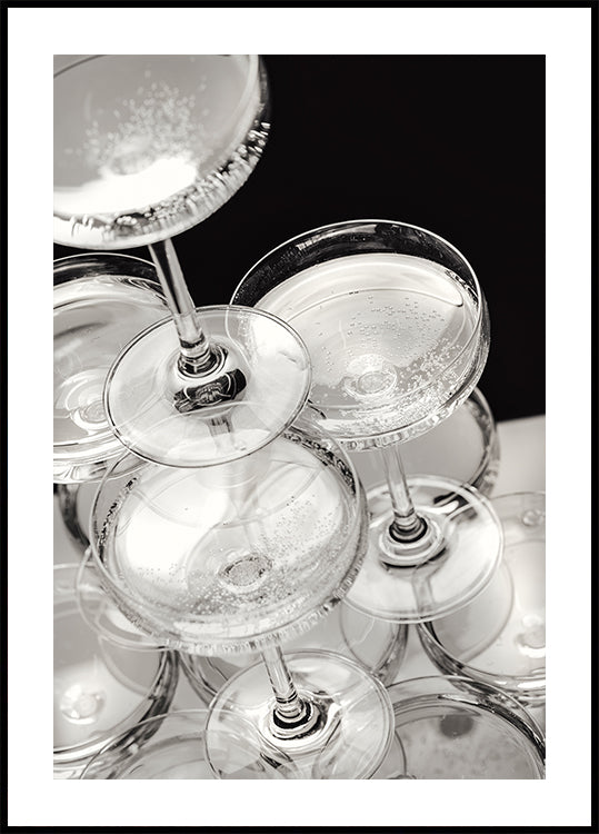 Champagne tower_5 Plakat