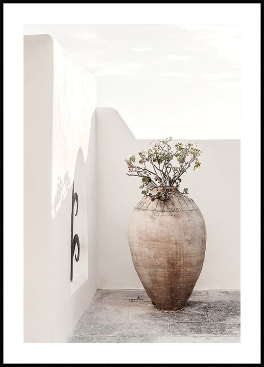 Mediterranean Ceramic Vase Plakat