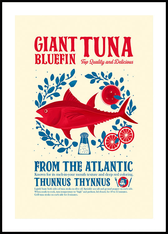 Tuna kitchen print Plakat