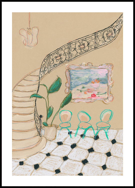 Museum Day In Paris Plakat