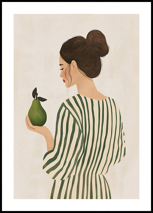 The Woman and the Pear Poster