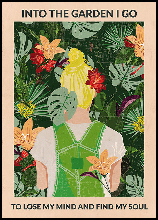 Into the Garden (blonde) Plakat