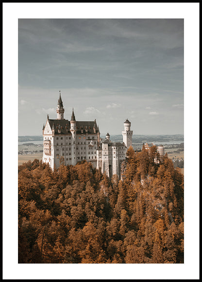 Neuschwanstein Castle in the Fall Plakat