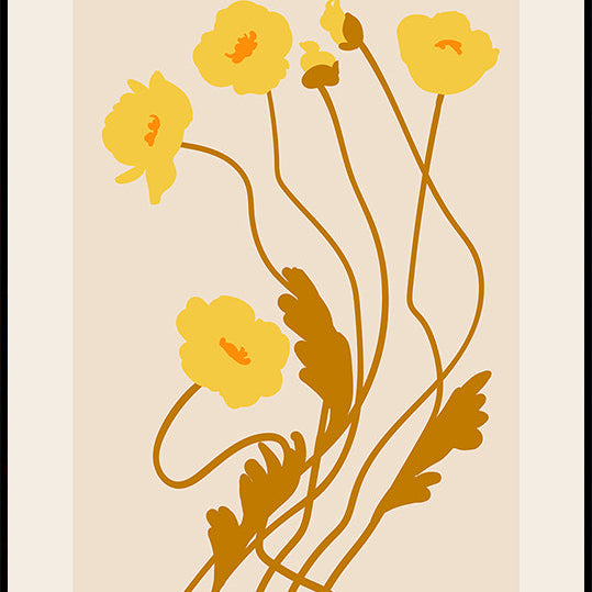 Flower Market. Madrid Plakat