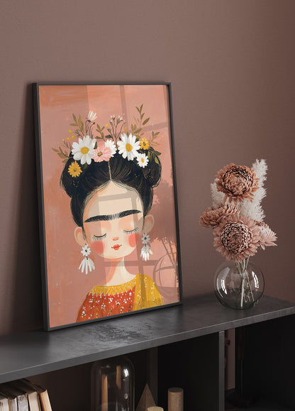 Frida Kahlo Artistic Painting Plakat