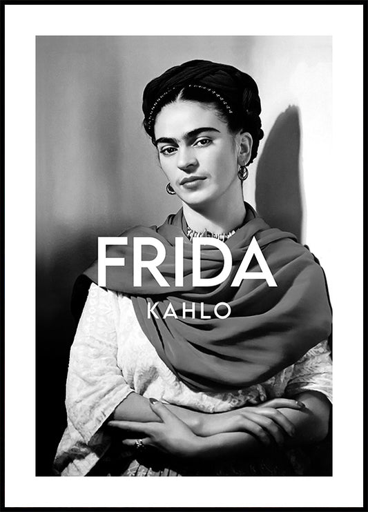 Frida Kahlo Portrait Feminist Plakat