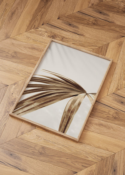 Golden Palm Leaves Plakat