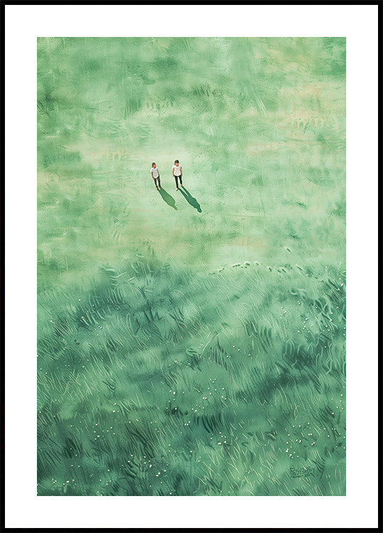 Green Grass Fields Plakat