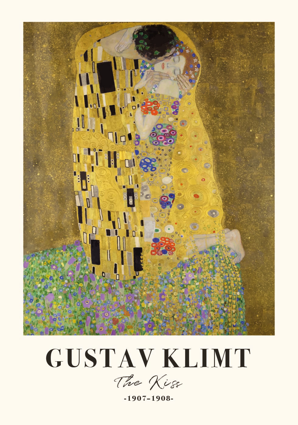 Intimate Embrace by Klimt PlakatPlakat