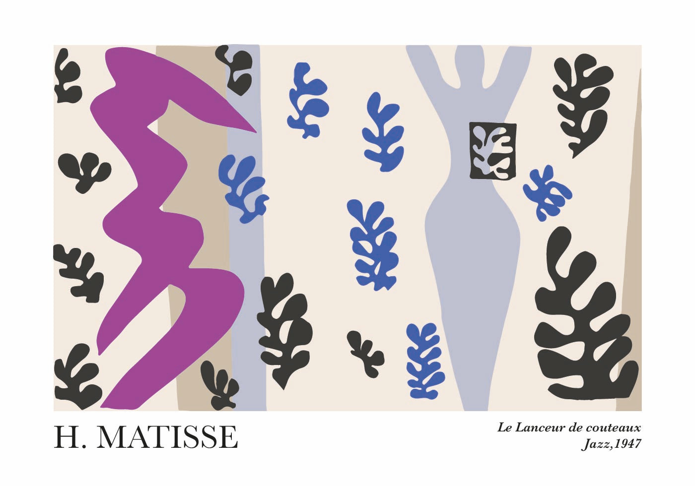 H. Matisse The Knife Thrower  Plakat