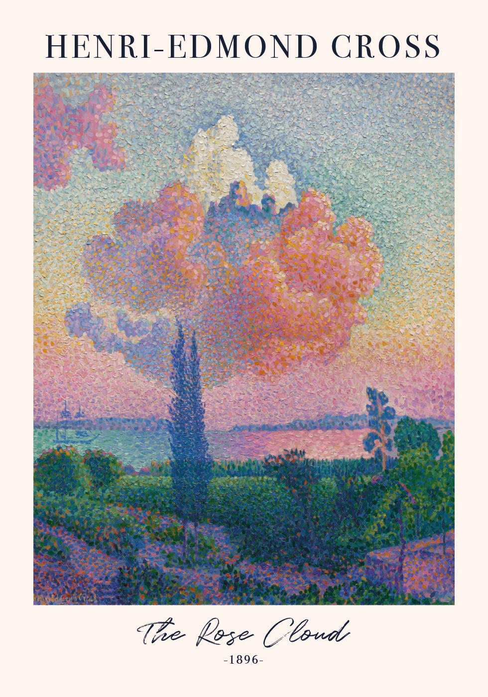 The Rose Cloud Landscape Plakat