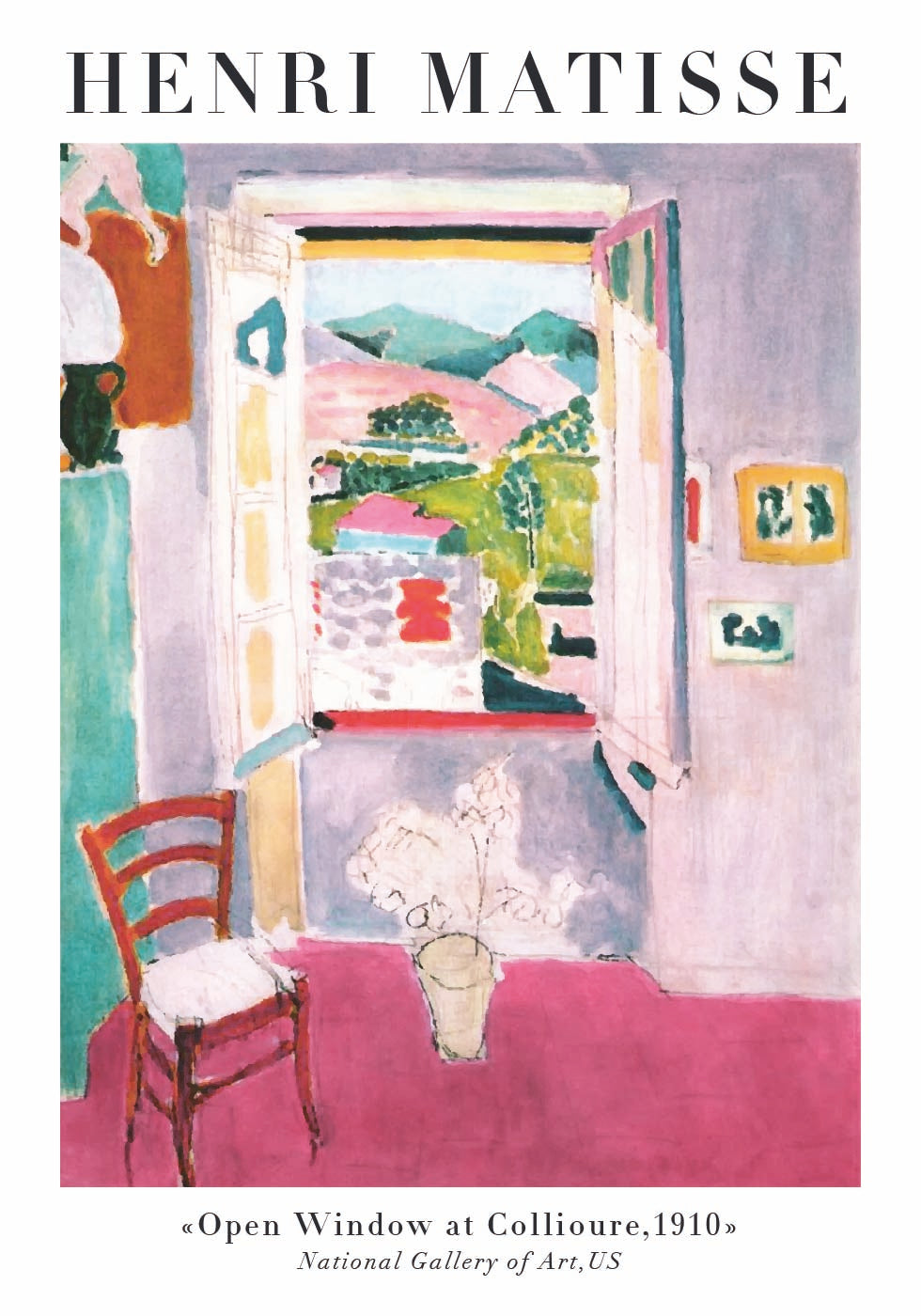 Henri Matisse - Open Window at Collioure Plakat