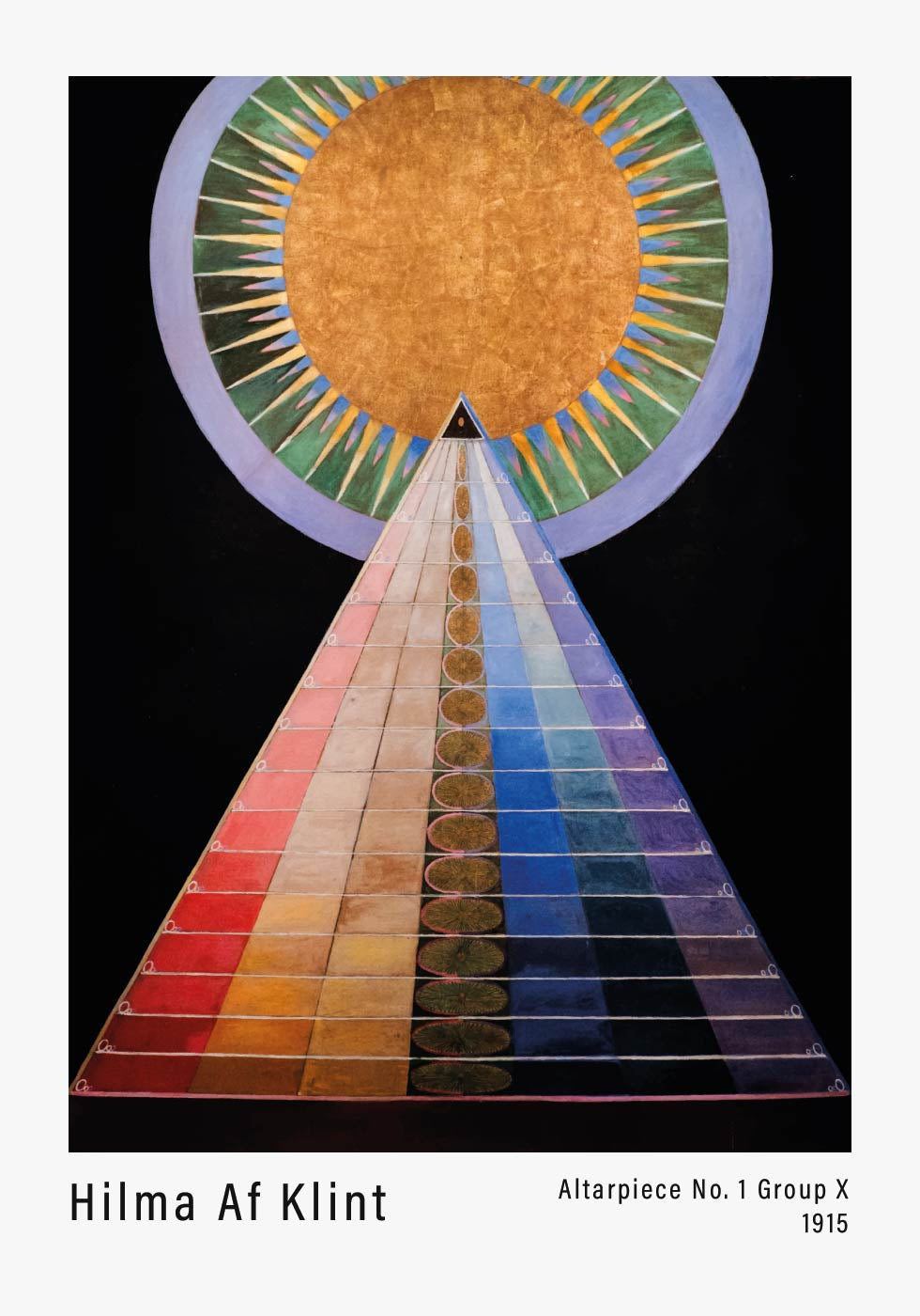 Altarpiece No. 1, Group X by Hilma af Klint Plakat
