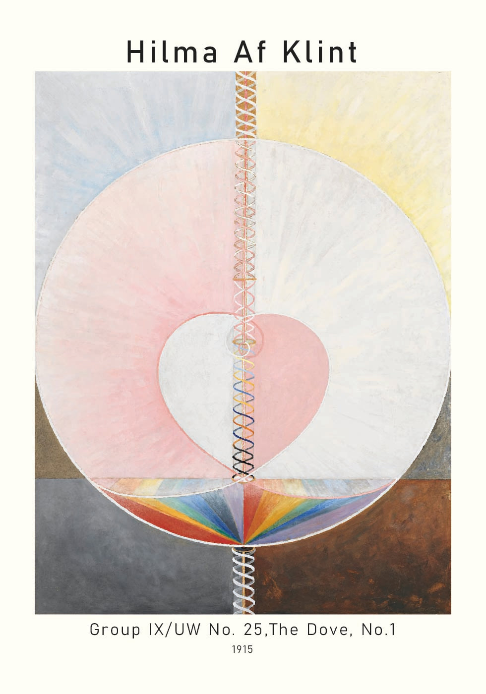 Hilma Af Klint - The Dove No. 1 Plakat