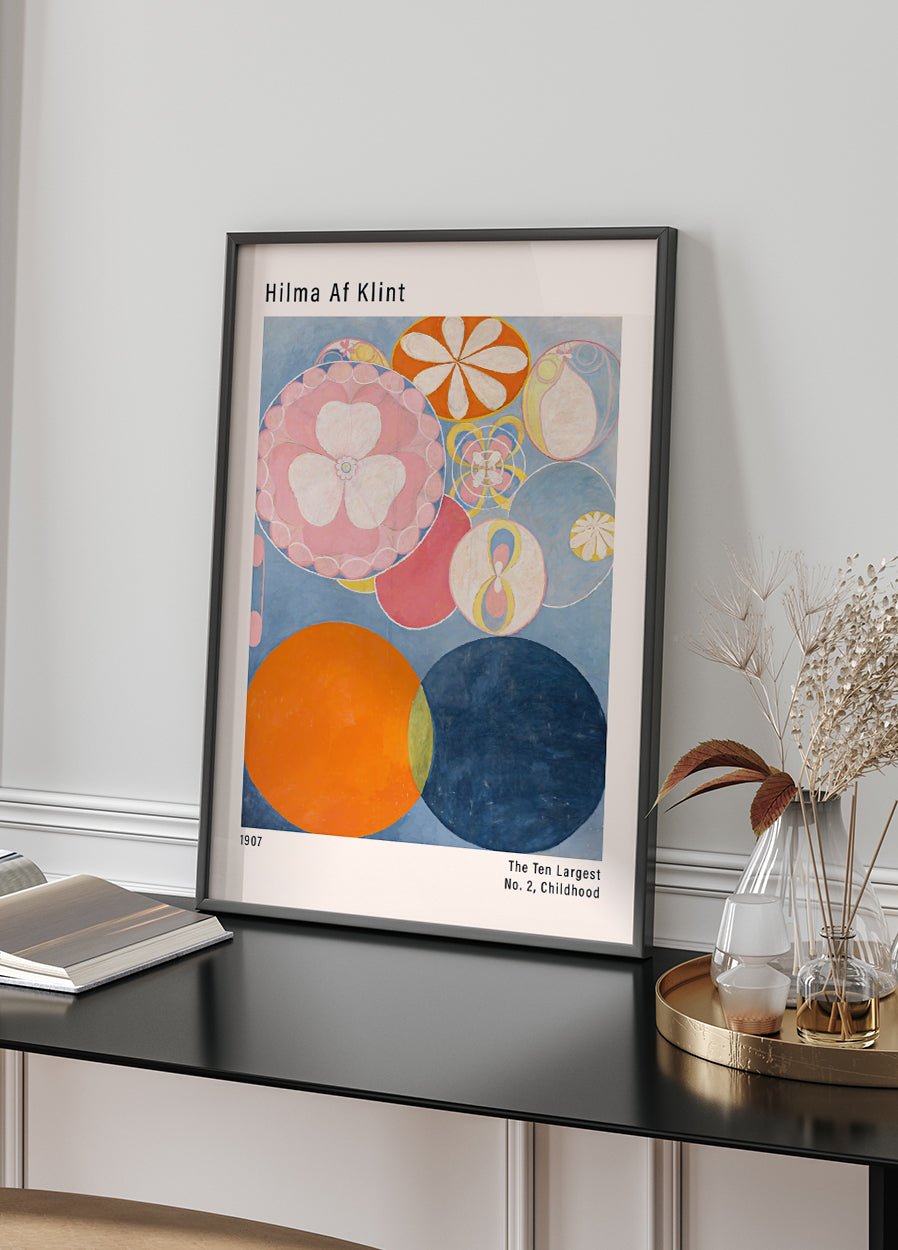 Colorful Abstract Art by Hilma Af Klint Plakat