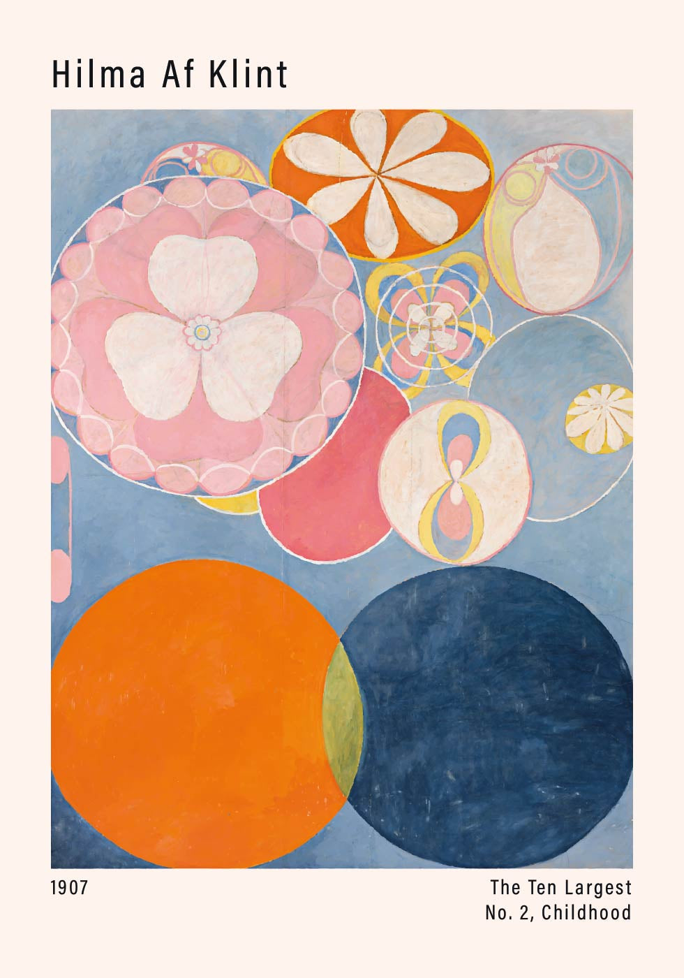 Colorful Abstract Art by Hilma Af Klint Plakat